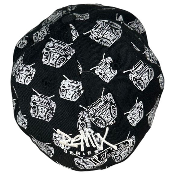 DC Travis Barker NEW Era Boombox Stereo Fitted Hat Size 7 1/8 - Picture 3 of 6